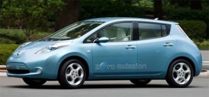 Nissan Leaf California 300x140 Nissan Leaf California