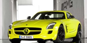 Mercedes SLS AMG E CELL 300x147 Mercedes SLS AMG E CELL