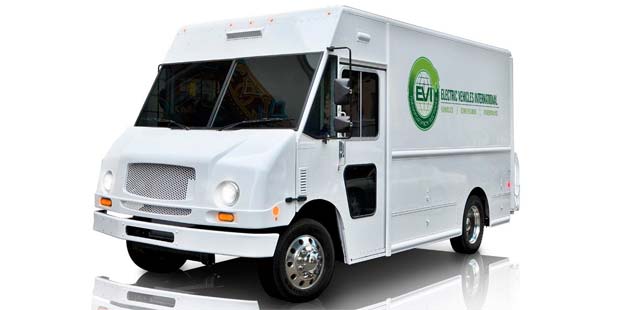 UPS electric van UPS Starts Demo Program Using EVI Electric Delivery Van