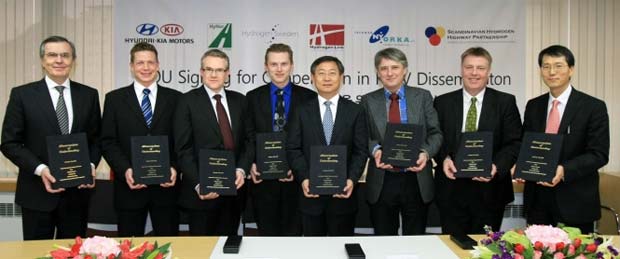 Hyundai FCEV Project Hyundai Joins Fuel Cell Vehicle Project in Northern Europe
