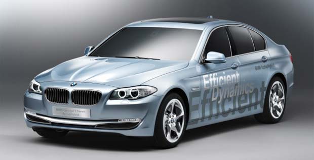 BMW 5 Series ActiveHybrid BMW to Unveil 5 Series Plug In Hybrid at Shanghai Motor Show