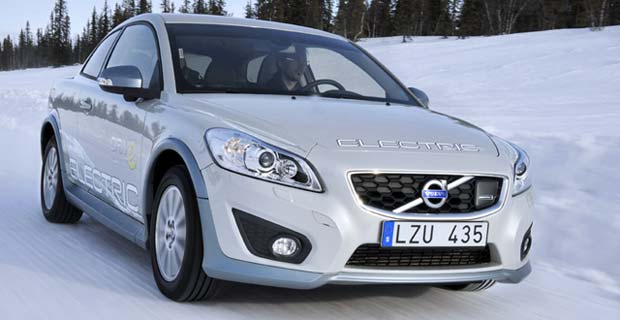 C30 electric w t Volvo C30 Electric Goes Rough Winter Conditions Testing