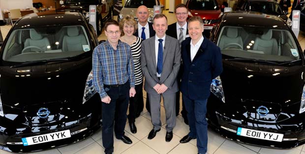 LEAF UK Delivery Nissan Begins LEAF Deliveries in UK