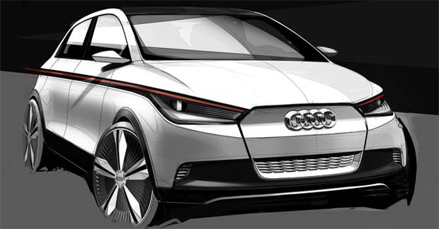 Audi A2 Concept Audi A2 Electric Car Concept: 2011 Frankfurt Motor Show