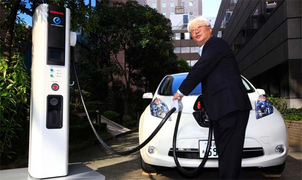 New Nissan Charger Nissan Develops New Quick Charger for Electric Vehicles