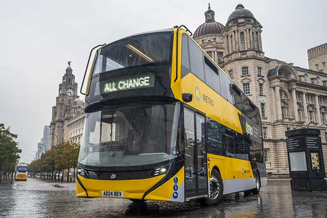 Liverpool orders 58 Alexander Dennis Enviro400EV electric double deckers