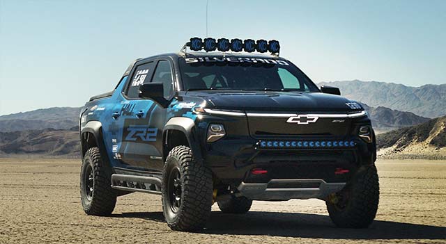 Chevrolet Silverado EV ZR2 off-road race truck concept tackles the Mint 400