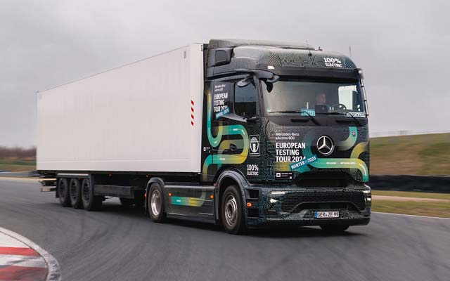 Mercedes-Benz takes aim for Guinness World Record with eActros 600