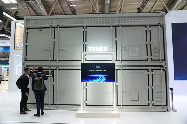 CATL’s TENER Stack energy storage system can charge 150 EVs