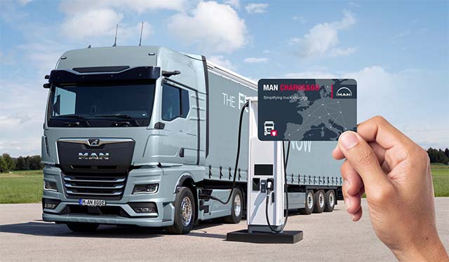 MAN Charge&Go service opens for public electric truck charging
