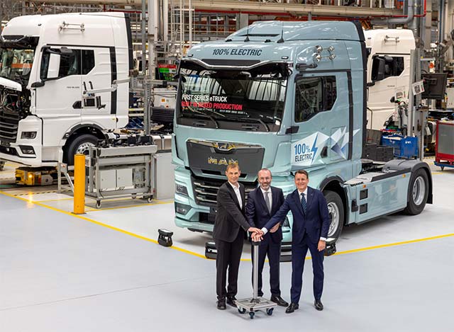MAN starts series production of electric trucks