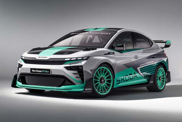 Lower, wider and significantly lighter: The New Skoda Enyaq RS Race Concept